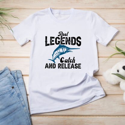 Reel Legends Unisex Fishing T-Shirt | Perfect for Anglers