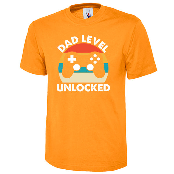 Dad Level Unlocked T-Shirt | Equestrian Dad's Collection