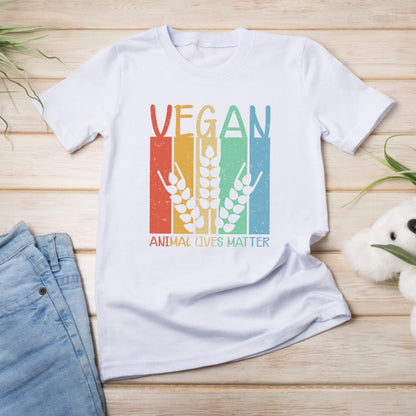 Vegan Animal Lives Matter T-Shirt | Unisex | Embrace Vegan Vibes