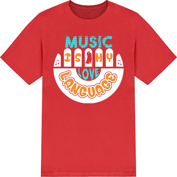 "Music Is My Language" Unisex T-Shirt | Ideal for Music Lovers