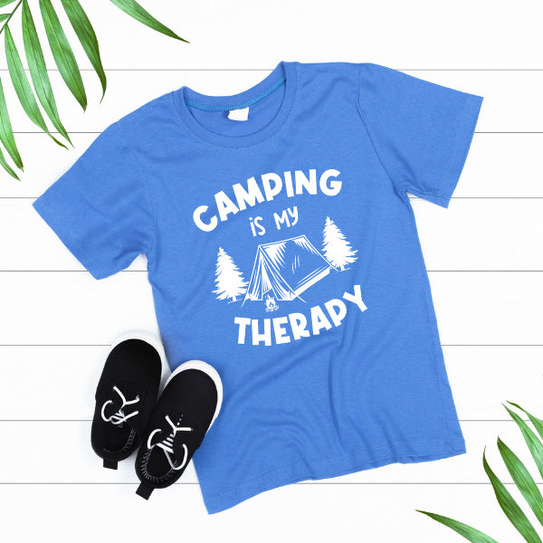 "Camping Is My Therapy" Unisex T-Shirt | Equestrian Apparel