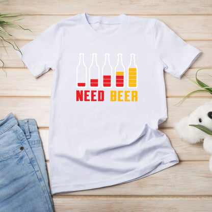 "I Need Beer" Unisex T-Shirt | Equestrian & Beer Lovers