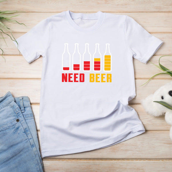 "Need Beer" Unisex T-Shirt | Ideal for Equestrian Enthusiasts