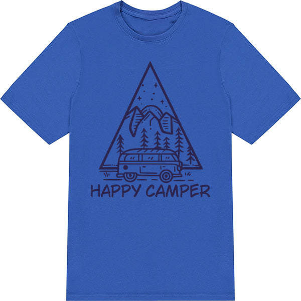 Happy Camper Unisex T-Shirt | Ideal for Camping Adventures