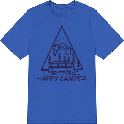 Happy Camper Unisex T-Shirt | Ideal for Camping Adventures