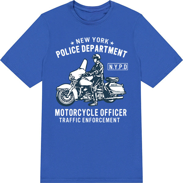 NYPD Unisex T-Shirt | Perfect for Motorbike Enthusiasts