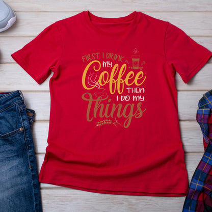 Unisex Coffee Lover T-Shirt | Equestrian Style & Comfort