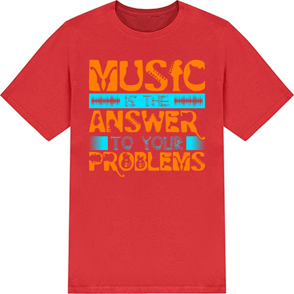 "Music Is The Answer" Unisex T-Shirt | Ideal for Music Lovers