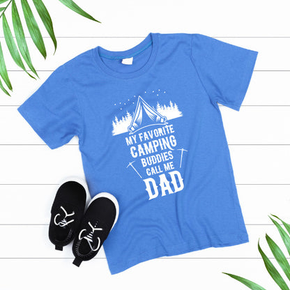 Camping Buddies Dad T-Shirt | Unisex Camping Tee