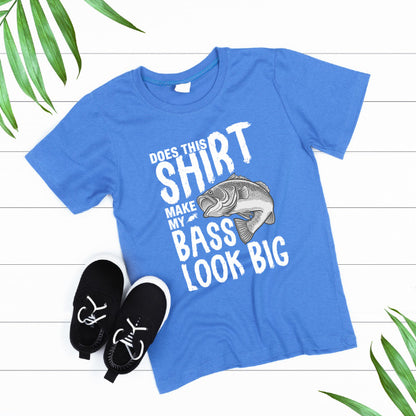 "Does This Shirt Make My Bass Look Big" Unisex T-Shirt | Fishing