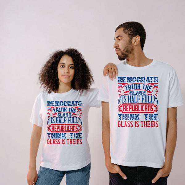 Unisex Political Statement T-Shirt - Democrats vs Republicans