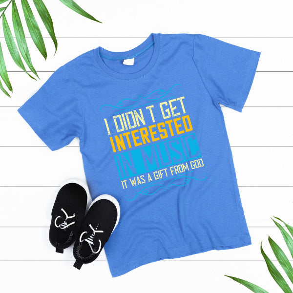 "I Didn't Get Interested In Music" Unisex T-Shirt - Equestrian