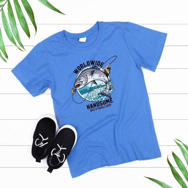 Unisex Fishing T-Shirt | Worldwide Handsome Bait & Tackle