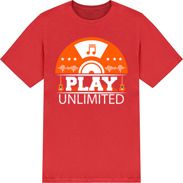 Play Unlimited Unisex T-Shirt | Ideal for Music Lovers