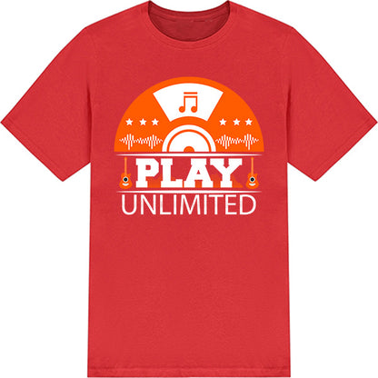 Play Unlimited Unisex T-Shirt | Ideal for Music Lovers