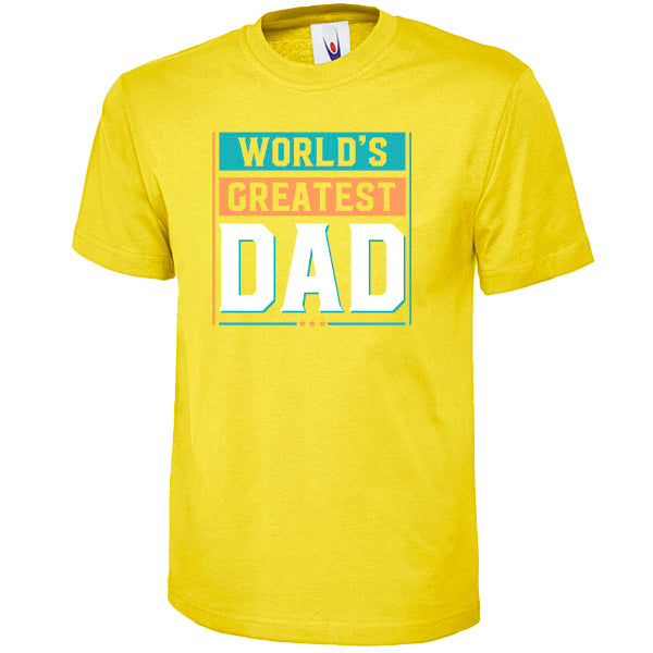 World's Greatest Dad T-Shirt | Unisex | Dad's Favorites