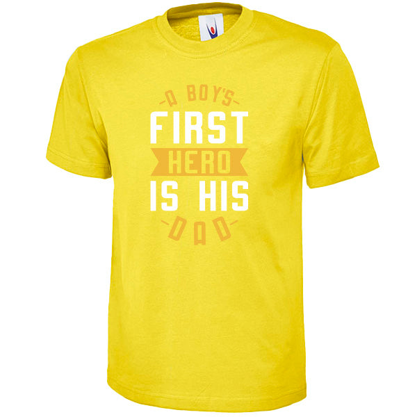 "A Boy's First Hero Is His Dad" Unisex T-Shirt | Equestrian Apparel