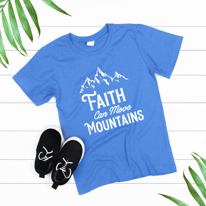 Faith Can Move Mountains T-Shirt | Christian Equestrian Apparel