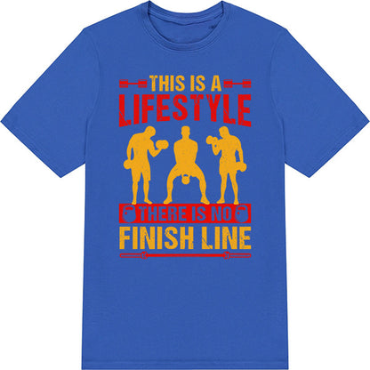 Equestrian Unisex T-Shirt - "No Finish Line" | Gym Essential