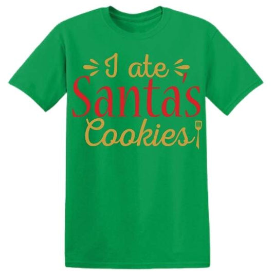 "I Ate Santa’s Cookies" T-Shirt – Fun Equestrian Apparel