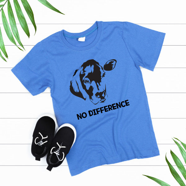 No Difference Unisex T-Shirt | Embrace Vegan Vibes | Shop Now