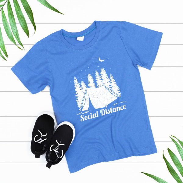 Social Distance Unisex T-Shirt | Ideal for Camping Adventures