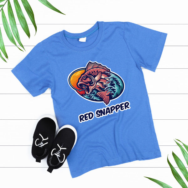 Red Snapper Unisex T-Shirt | Ideal for Fishing Fans