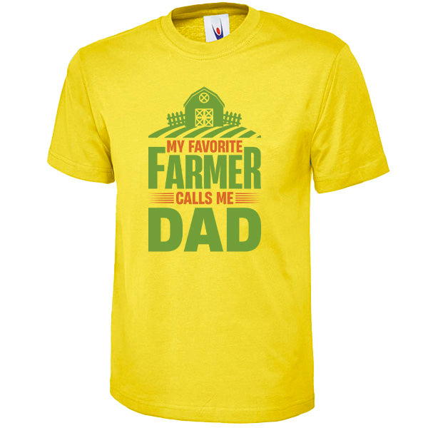 "My Favorite Farmer Calls Me Dad" T-Shirt | Equestrian Apparel