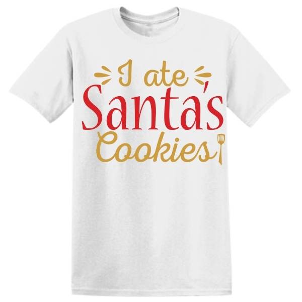 "I Ate Santa’s Cookies" T-Shirt – Fun Equestrian Apparel