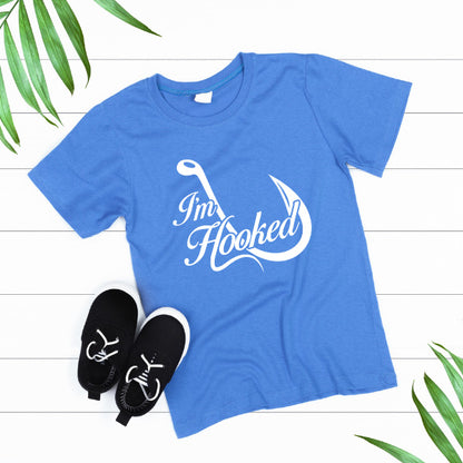 "I Am Hooked" Unisex T-Shirt | Ideal for Fishing Fans