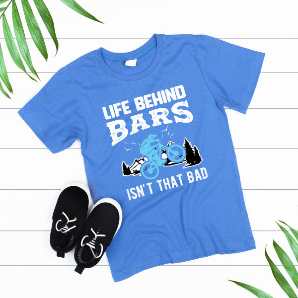 Life Behind Bars T-Shirt - Perfect for Bicycle Adventures