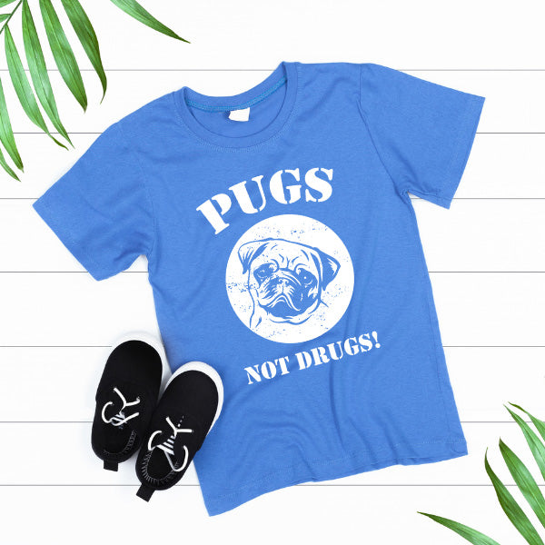 "Pugs Not Drugs" Unisex T-Shirt | Ideal for Dog Lovers