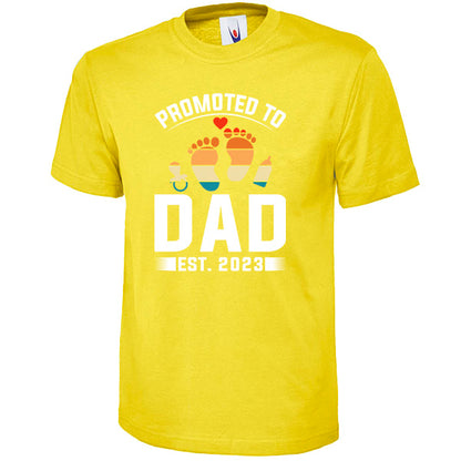 Promoted To Dad EST. 2023 T-Shirt | Dad's Favorites