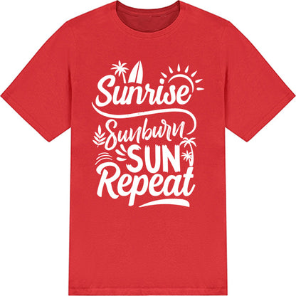 Sunshine Sunburn Sun Repeat T-Shirt | Summer Collection