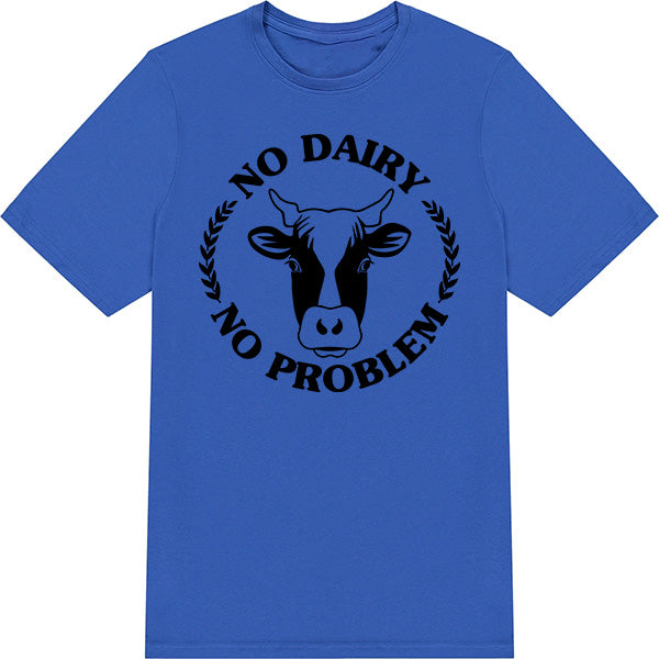 "No Dairy No Problem" Vegan T-Shirt | Unisex Equestrian Apparel