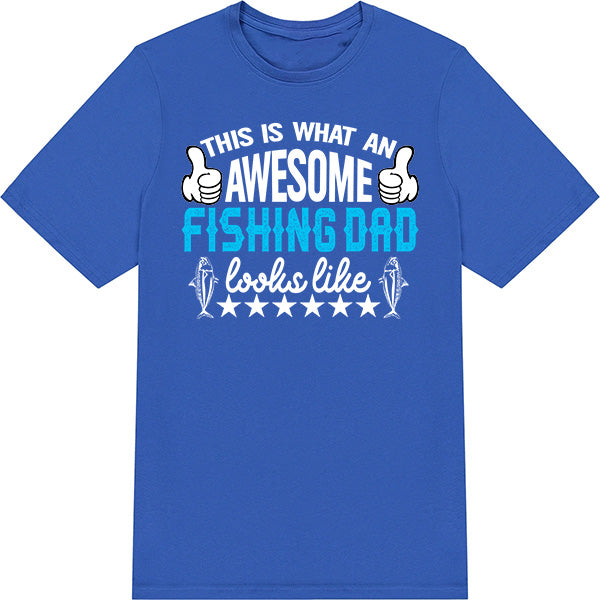 Awesome Fishing Dad Unisex T-Shirt | Perfect Gift for Anglers