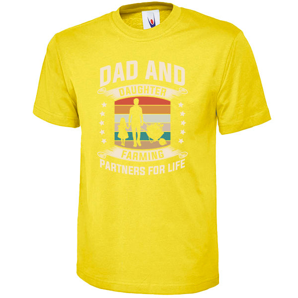 Dad & Daughter Farming Partners T-Shirt | Unisex | Dad's Faves