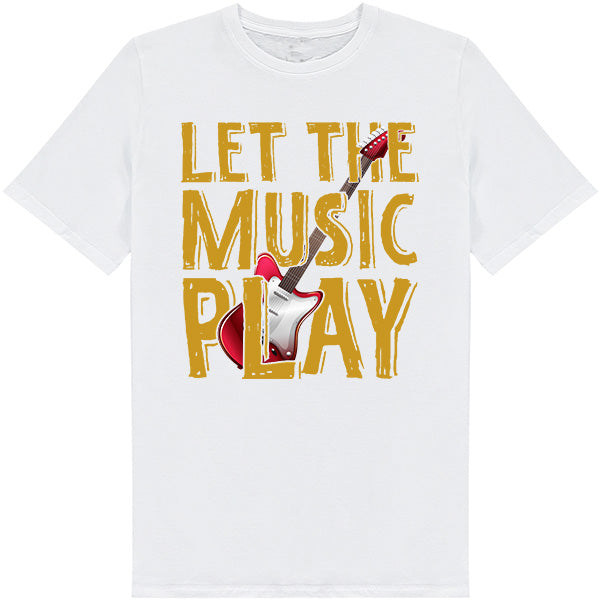 "Let The Music Play" Unisex T-Shirt | Ideal for Music Lovers