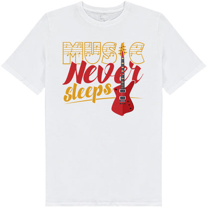 Music Never Sleeps Unisex T-Shirt | Ideal for Music Lovers