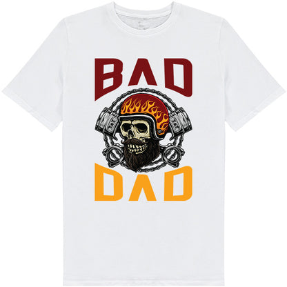 "Bad Dad" Unisex T-Shirt | Ideal for Motorcycle Lovers