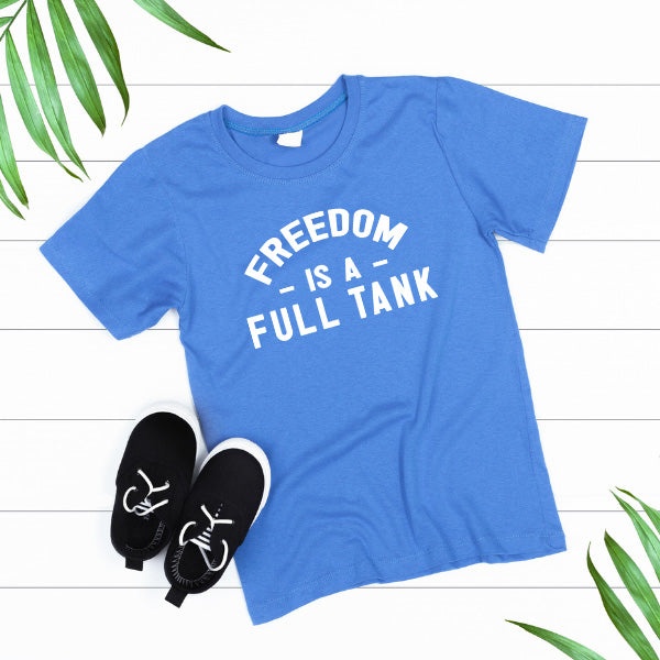 "Freedom Is A Full Tank" T-Shirt - Perfect for Bikers!