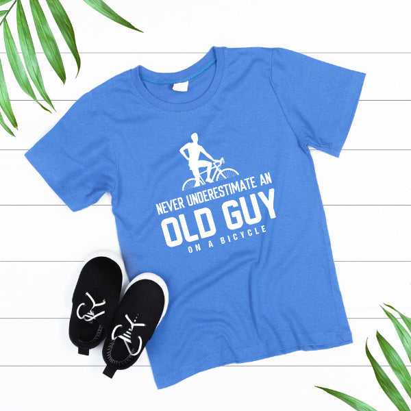 Old Guy On A Bicycle T-Shirt | Perfect for Bike Adventures