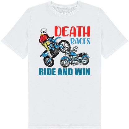 Death Races Unisex T-Shirt | Ideal for Motorcycle Fans