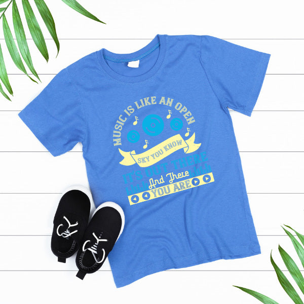 "Music Is Like An Open Sky" Unisex T-Shirt - For Music Lovers