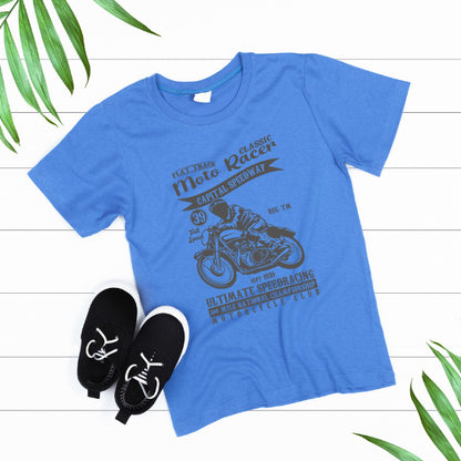 Flat Track Moto Classic Racer T-Shirt | Unisex & Stylish