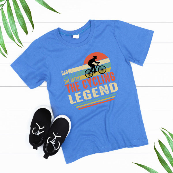 Dad: The Cycling Legend T-Shirt | Bicycle Adventures Collection