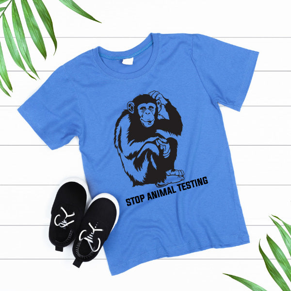 Stop Animal Testing T-Shirt | Vegan Vibes Collection