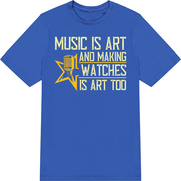 "Music Is Art" Unisex T-Shirt | Ideal for Music Lovers