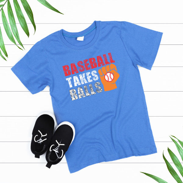 Baseball Takes Balls V2 T-Shirt | Unisex | Equestrian Apparel