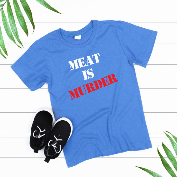 "Meat Is Murder" Vegan T-Shirt | Unisex Equestrian Apparel